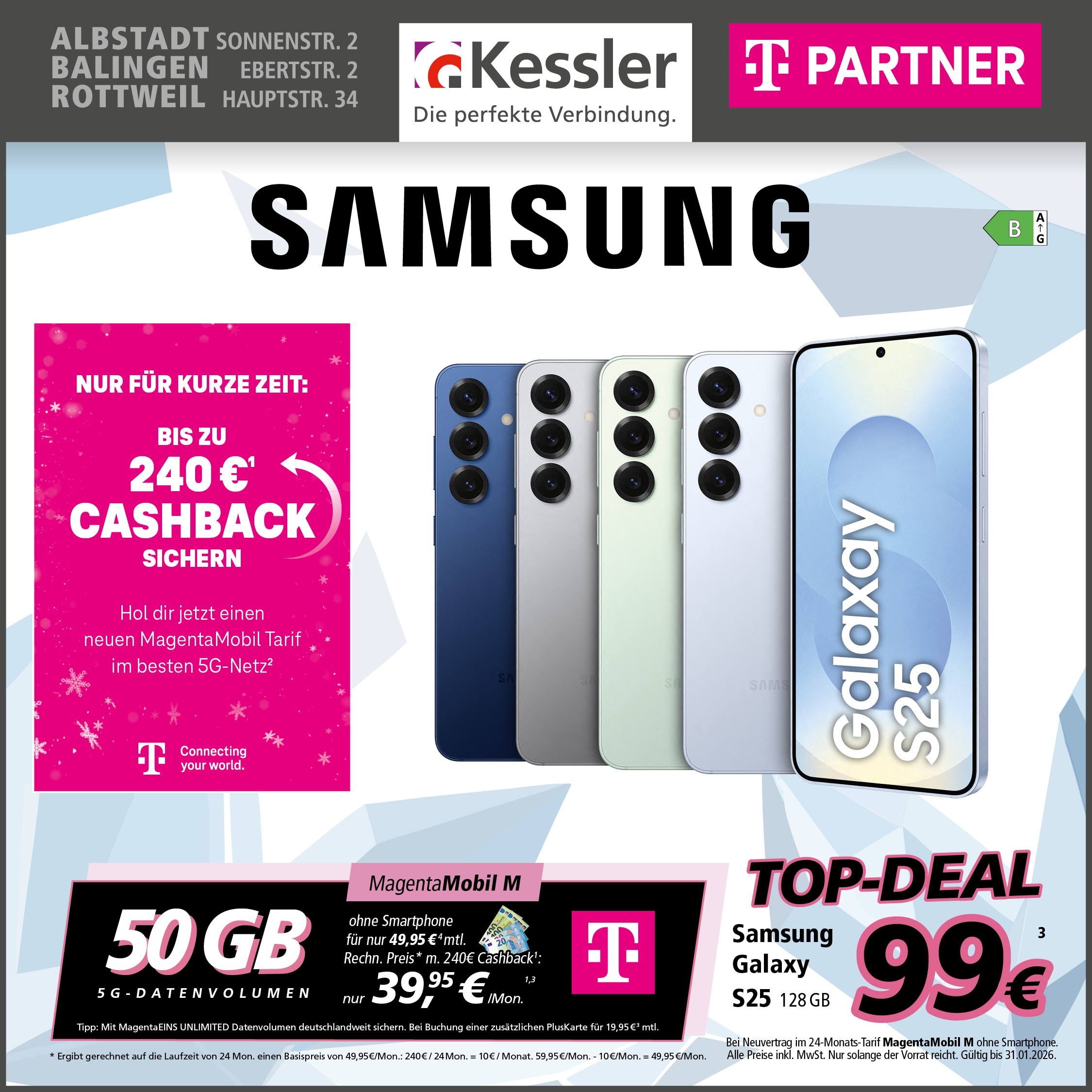 MagentaMobil M mit Samsung Galaxy S25