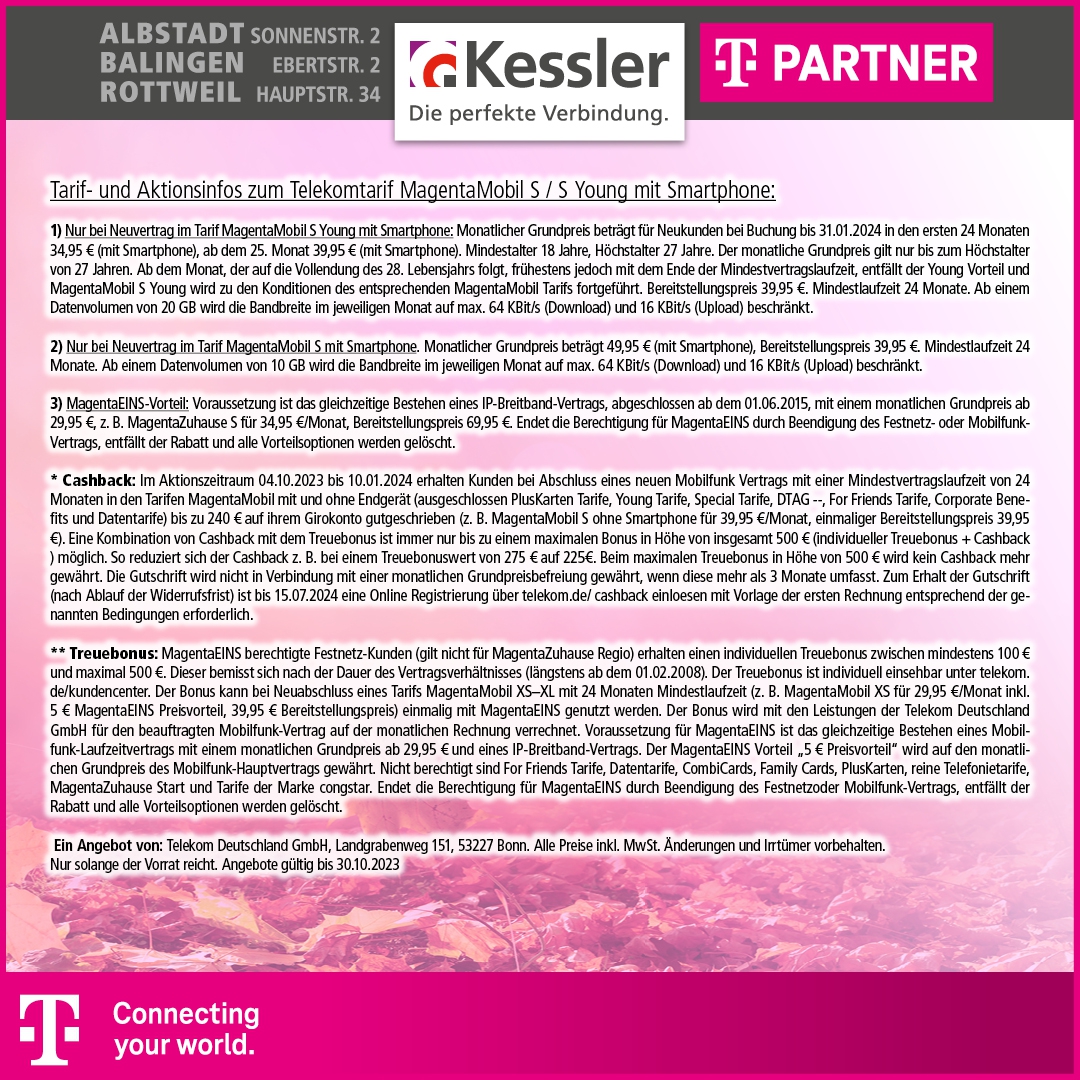 Magenta Mobil S Young mit Samsung S22