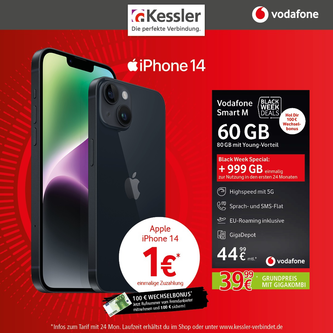 Smart M mit 60GB und IPhone 14