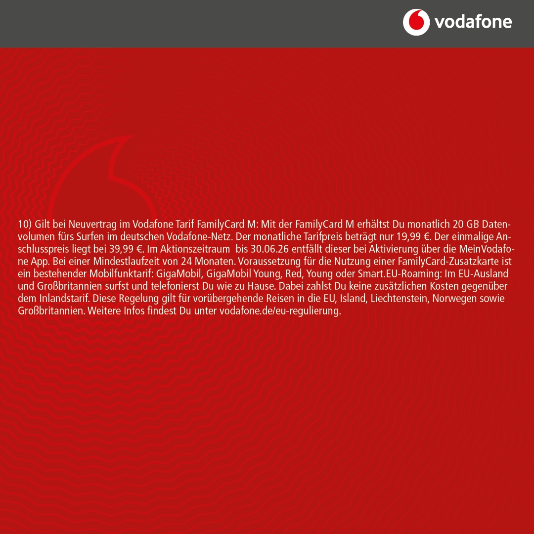 Vodafone Family Card M mit Galaxy A37 5G 128GB