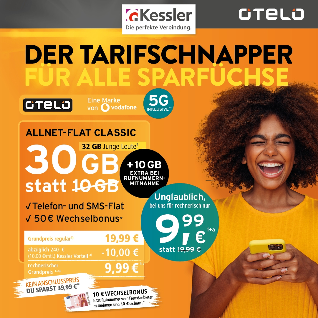 OTELO Classic 9,99 EUR statt 19,99 EUR