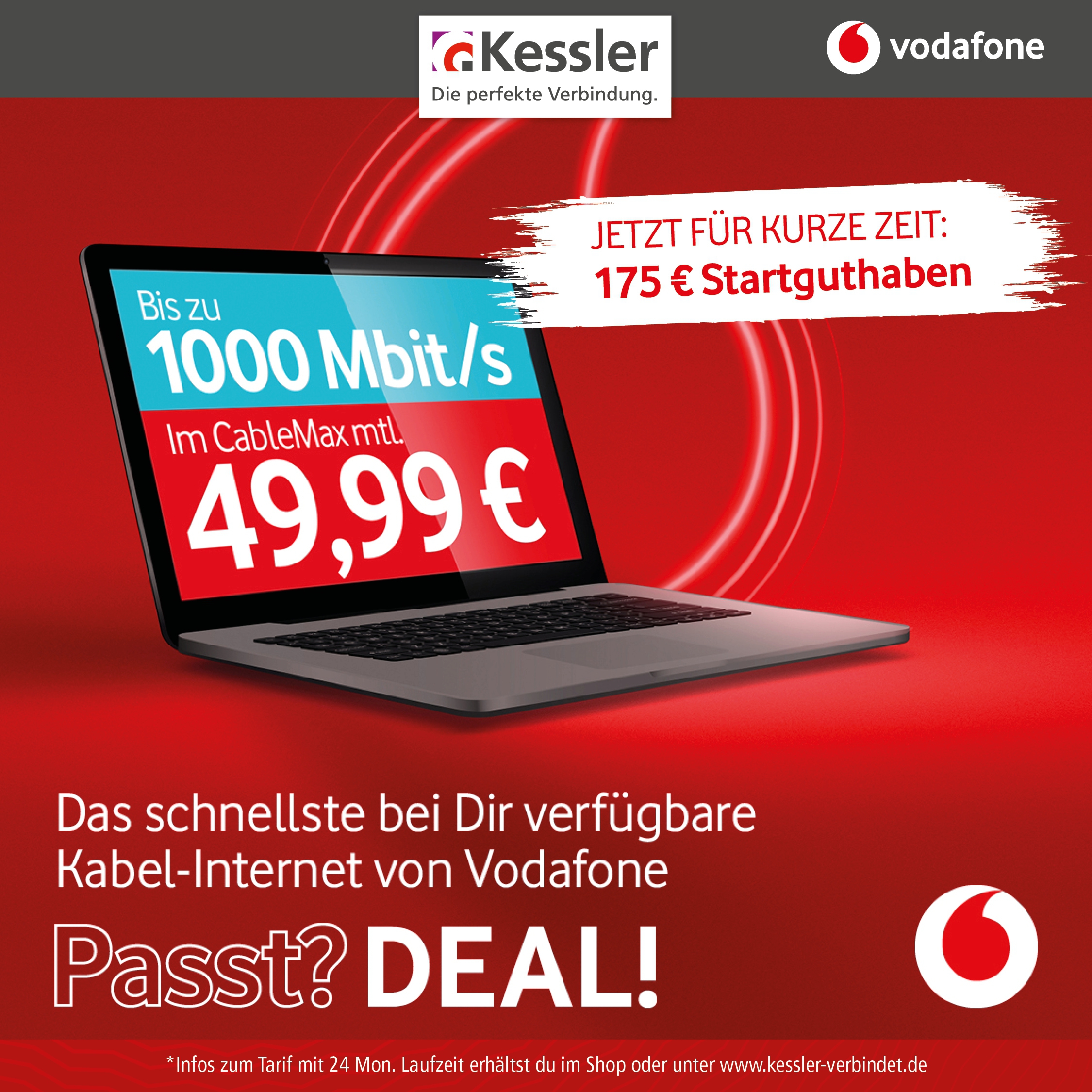 Vodafone CableMax 1000 Angebot für Zuhause sicher