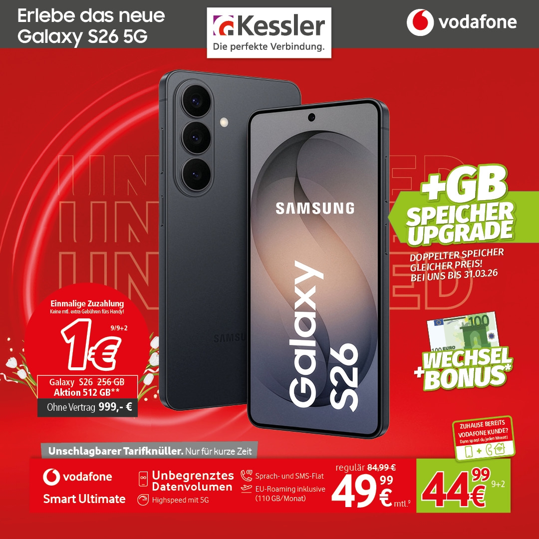 Vodafone Smart Ultimate mit Galaxy S26