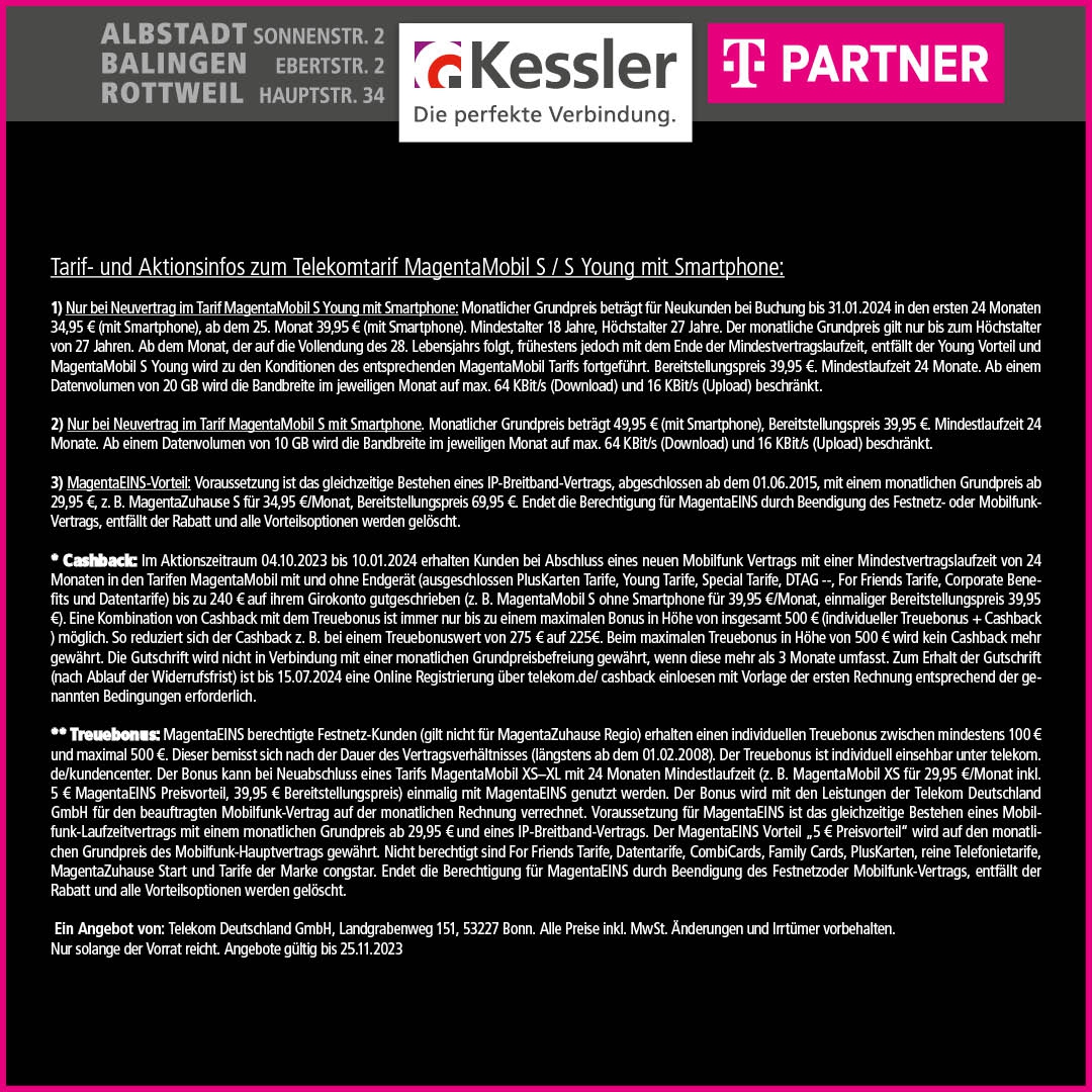MagentaMobil S +Cashback mit Xiaomi 13T Pro
