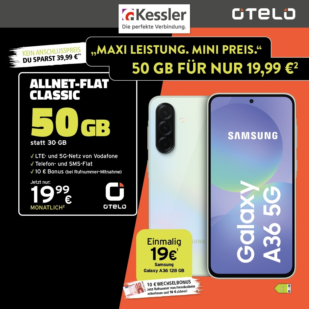 OTELO Classic mit Samsung A36 128GB