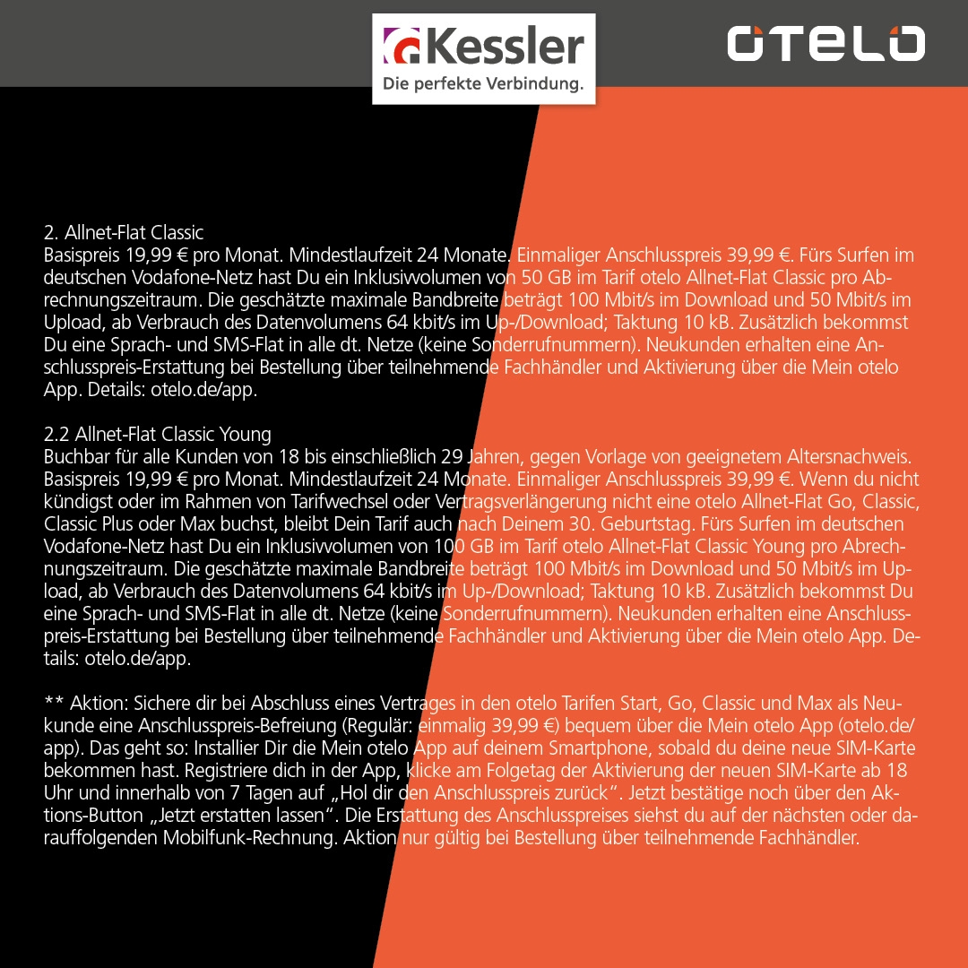OTELO Classic 11,99 EUR statt 19,99 EUR