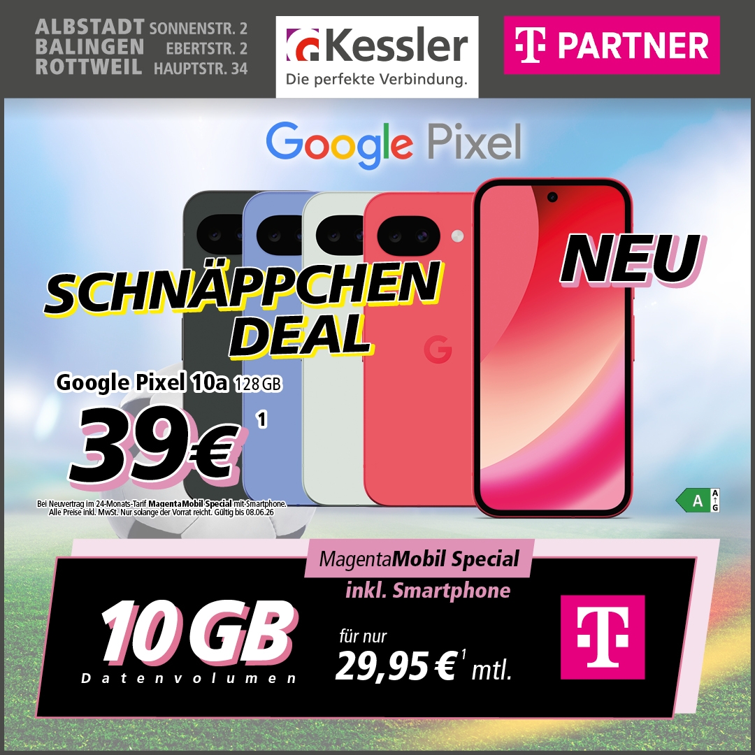 MagentaMobil Special mit Google Pixel 10a
