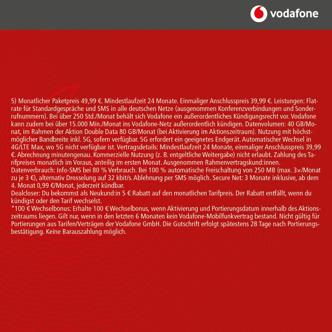 Vodafone Smart M mit Galaxy S25 Ultra