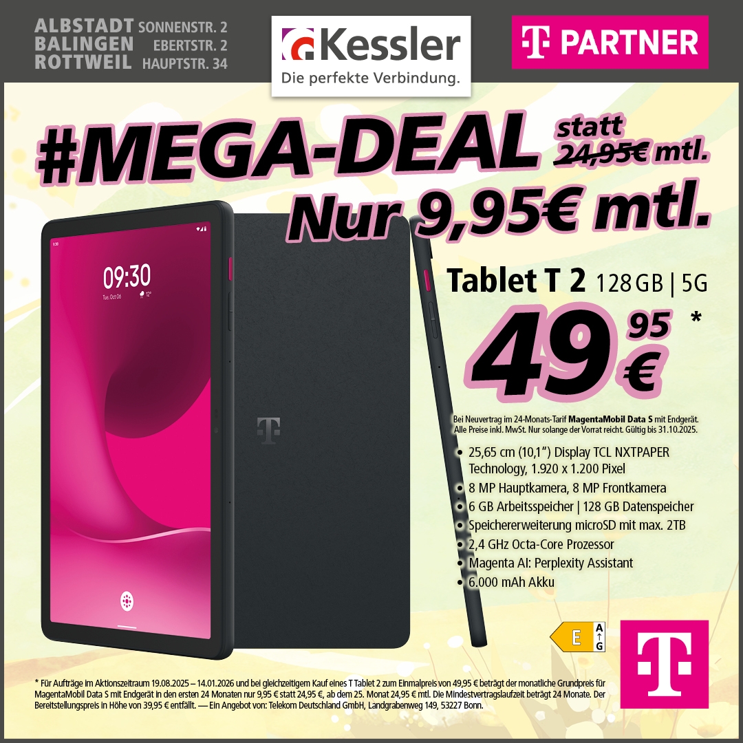 Telekom Magenta MEGA Tablet Deal