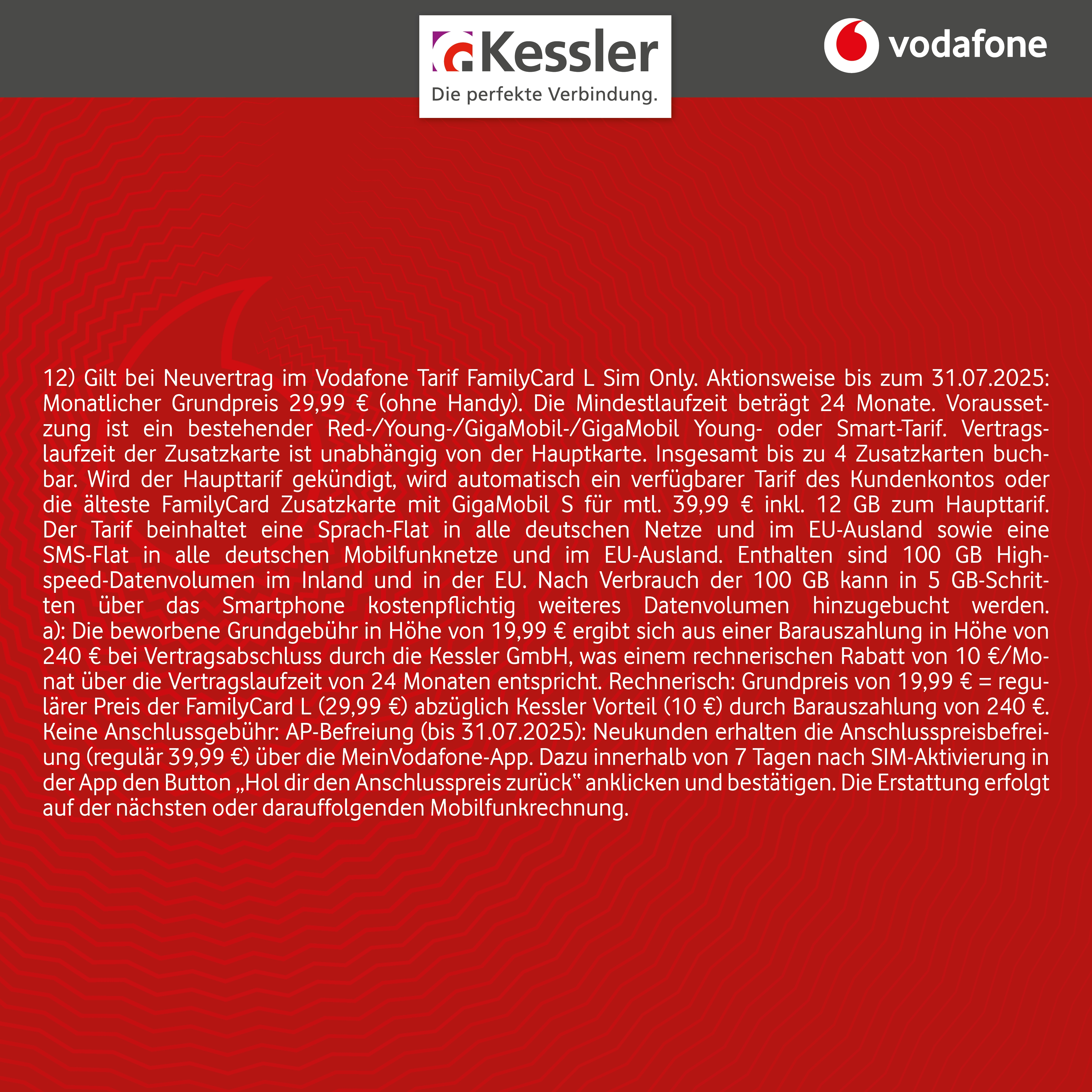 Vodafone Family Card L Unlimited