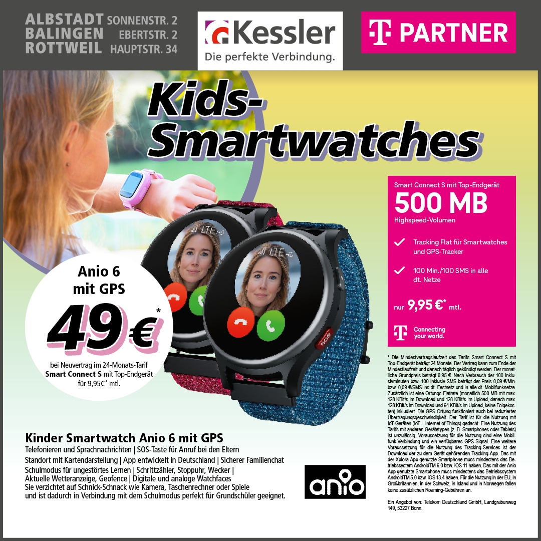 Anio 6 SmartWatch für Kinder