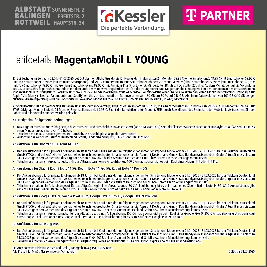 MagentaMobil L Young mit Galaxy S25 Ultra