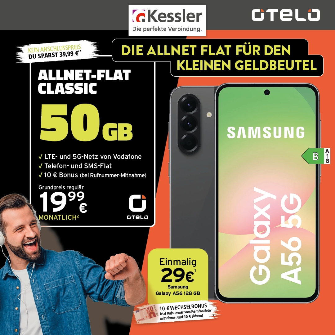 OTELO Classic mit Samsung A56 128GB