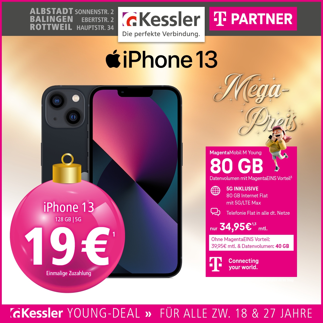 MagentaMobil M Young mit iPhone13