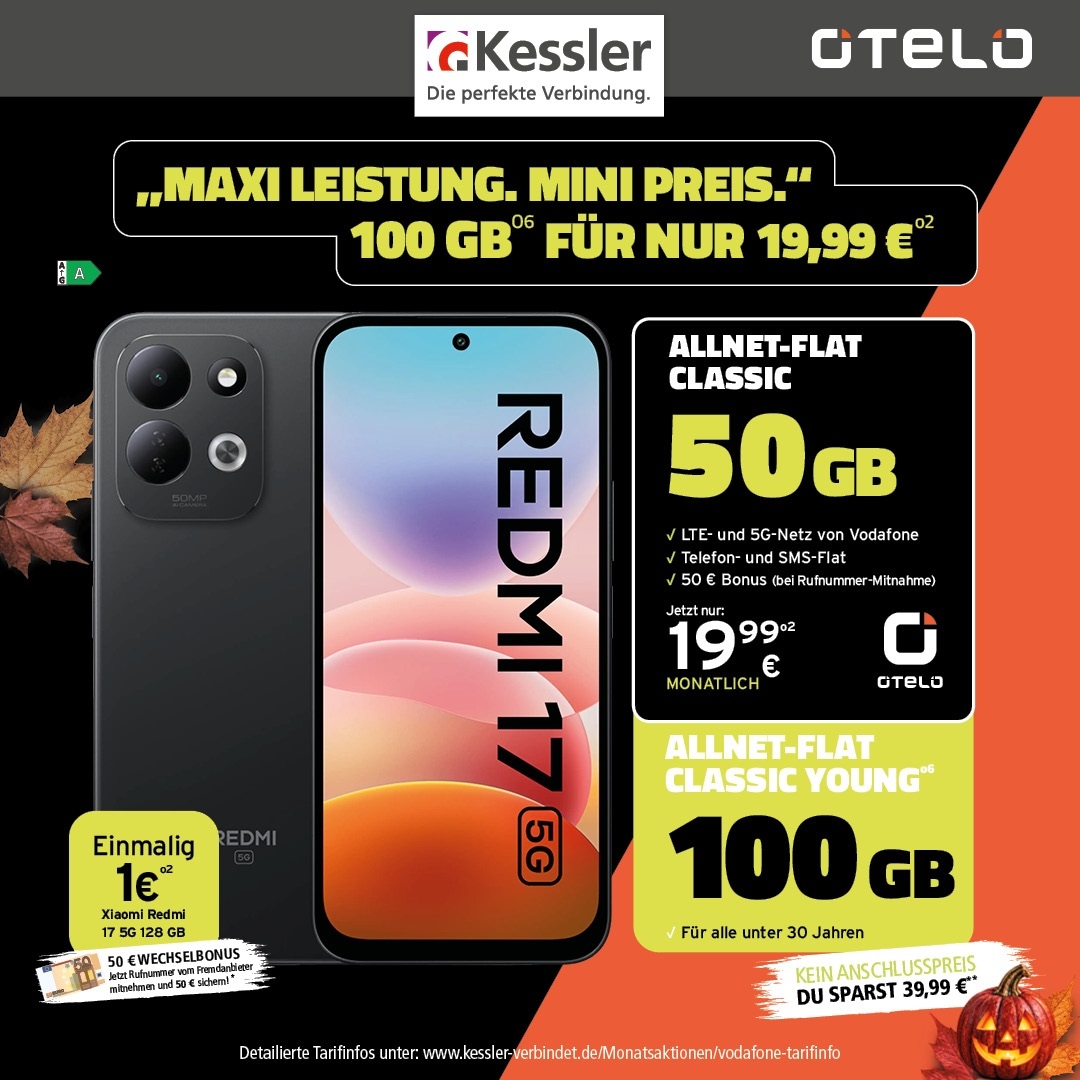 OTELO Classic mit Xiaomi Redmi 17 5G