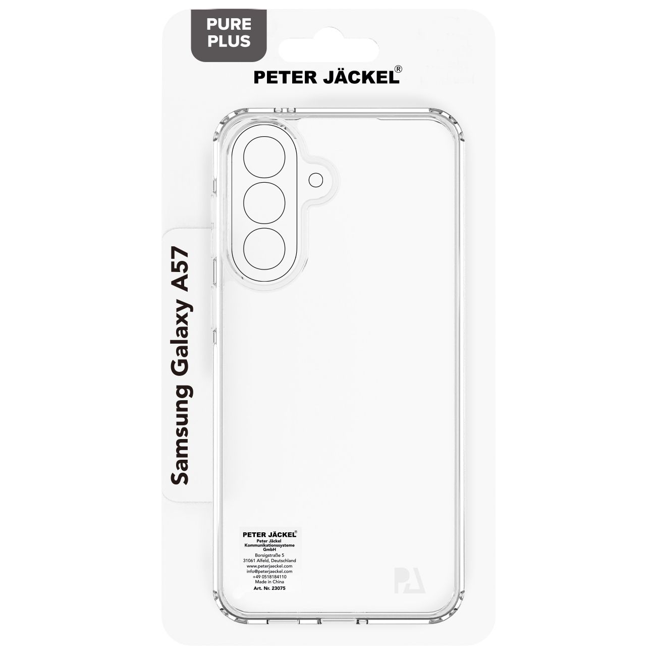 Back Cover Pure Plus Samsung A57 5G Clear