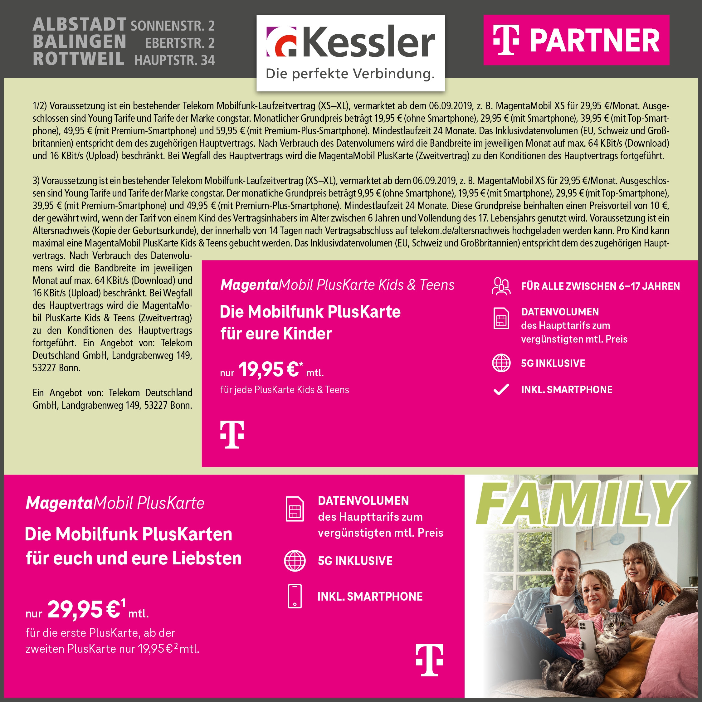 MagentaMobil PlusKarte Kids&Teens mit A56 128GB