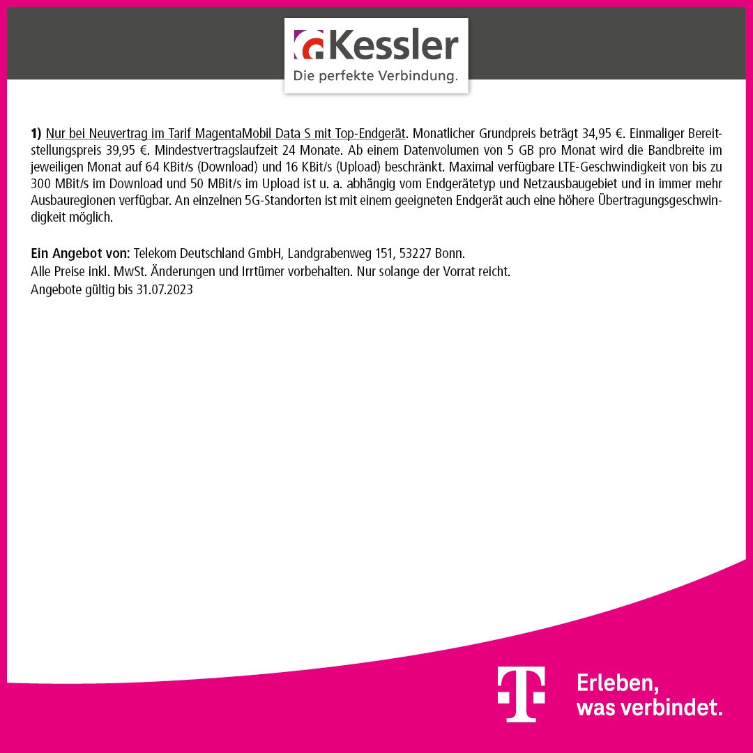 Apple IPad 9. Gen 64GB mit MagentaMobil Data S