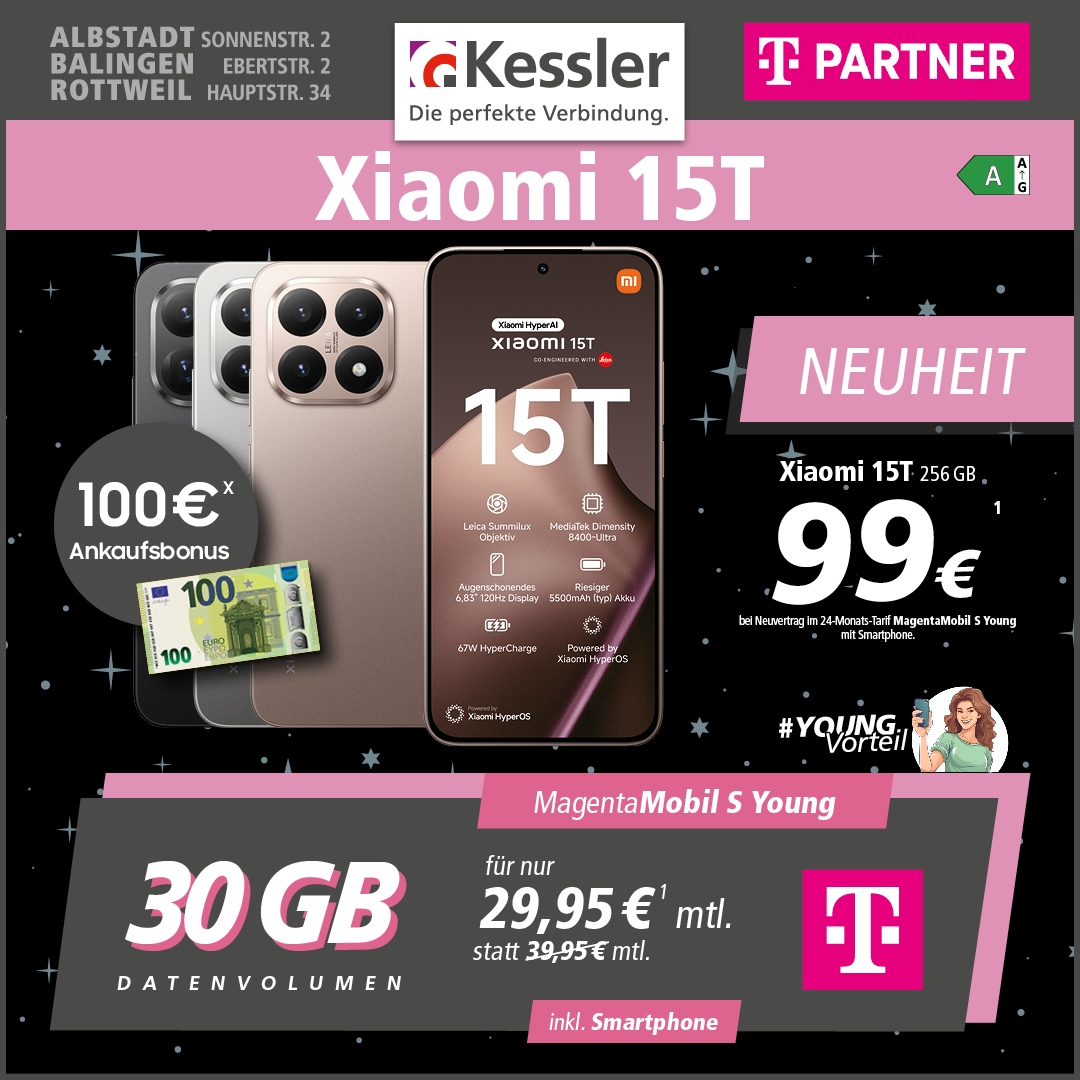 MagentaMobil Young S mit Xiaomi 15T