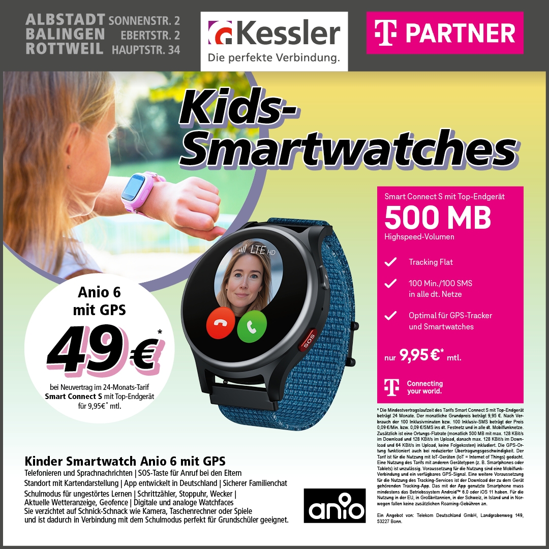 Anio 6 SmartWatch für Kinder