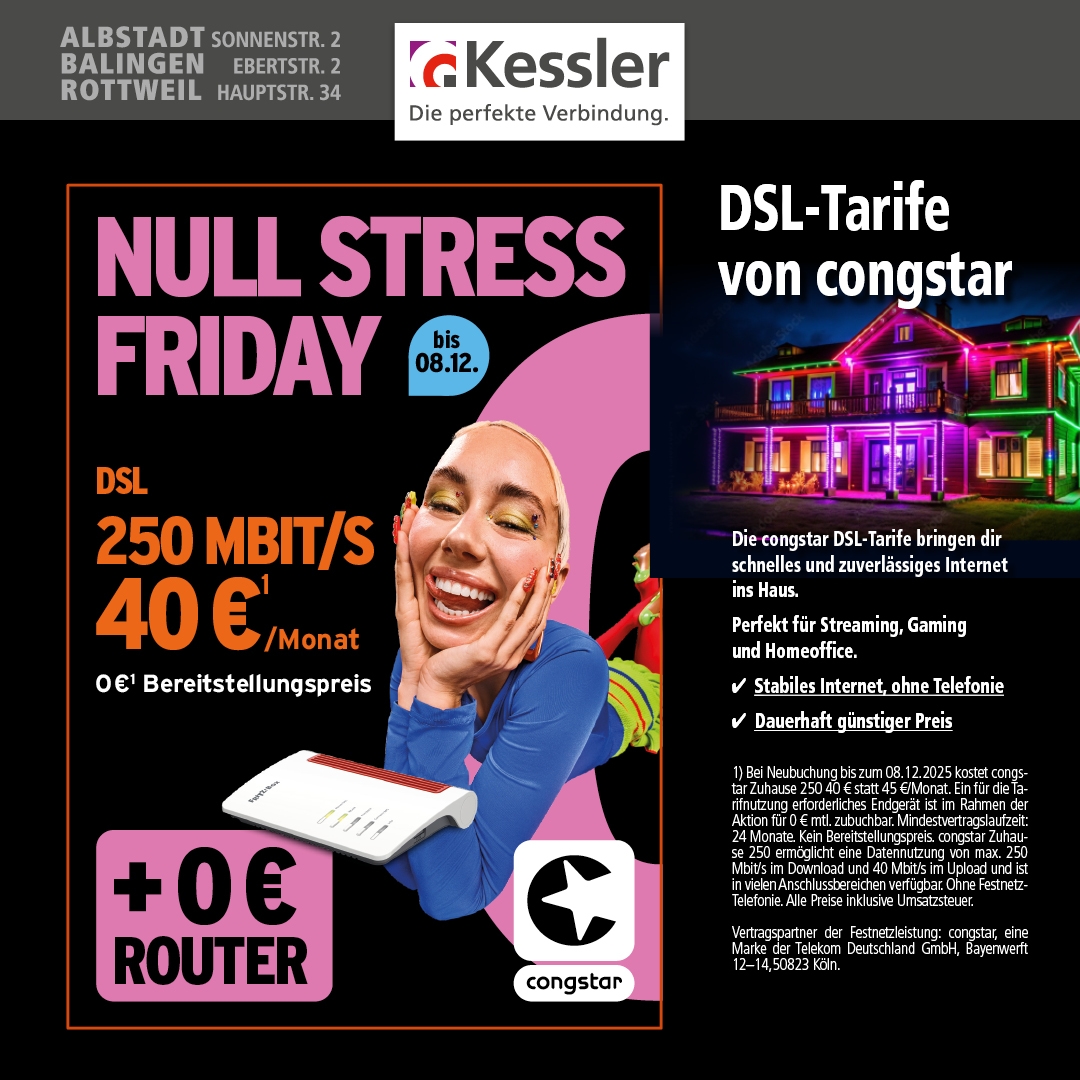 Congstar Zuhause 250 DSL