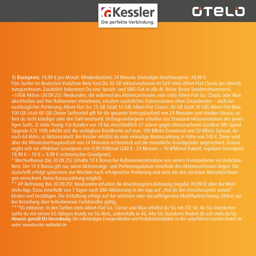 OTELO Classic 9,99 EUR statt 19,99 EUR