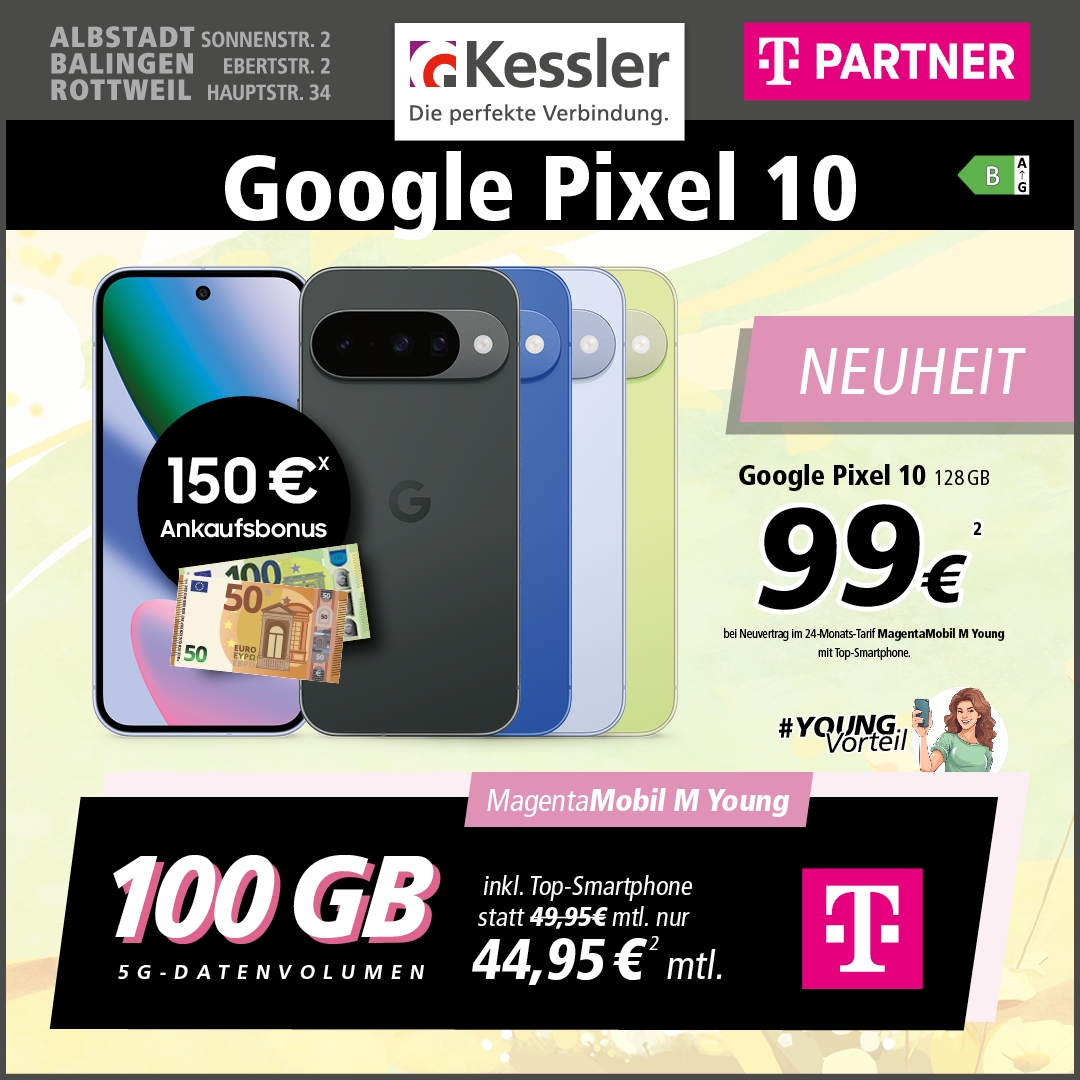 MagentaMobil Young M mit Google Pixel 10