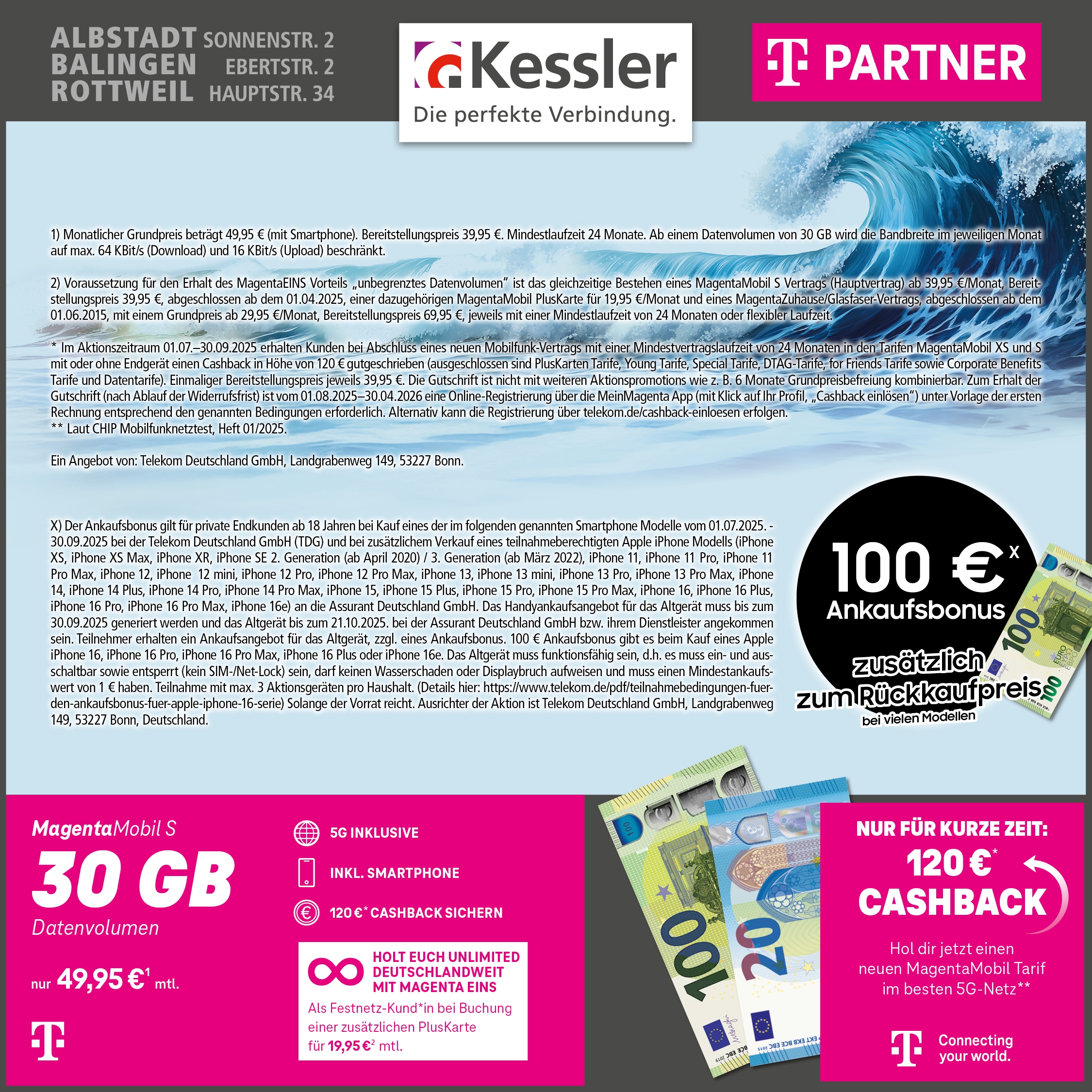 MagentaMobil S mit iPhone 16