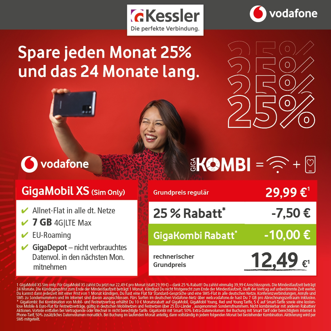 GigaMobil XS mit GigaKombi