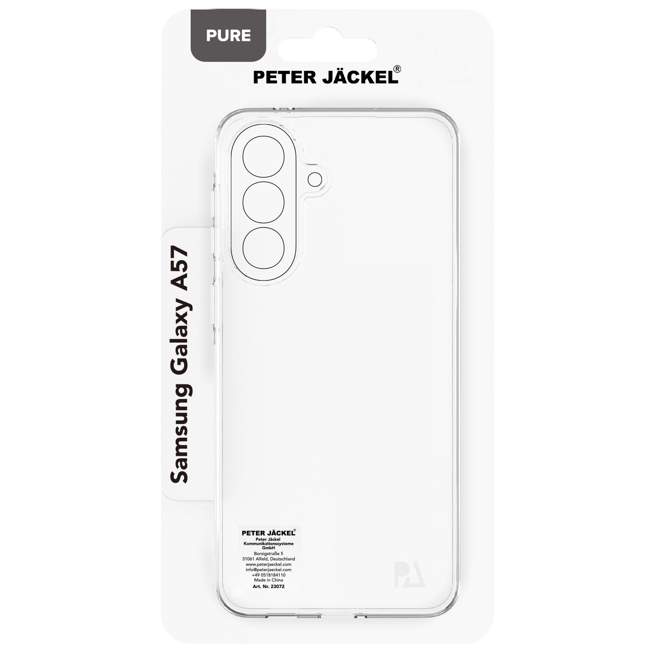 Back Cover Pure Samsung A57 5G Clear