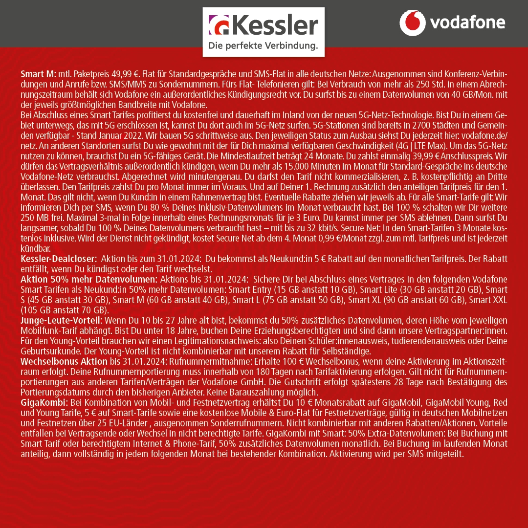 NEU: Vodafone Smart M mit Galaxy S23FE