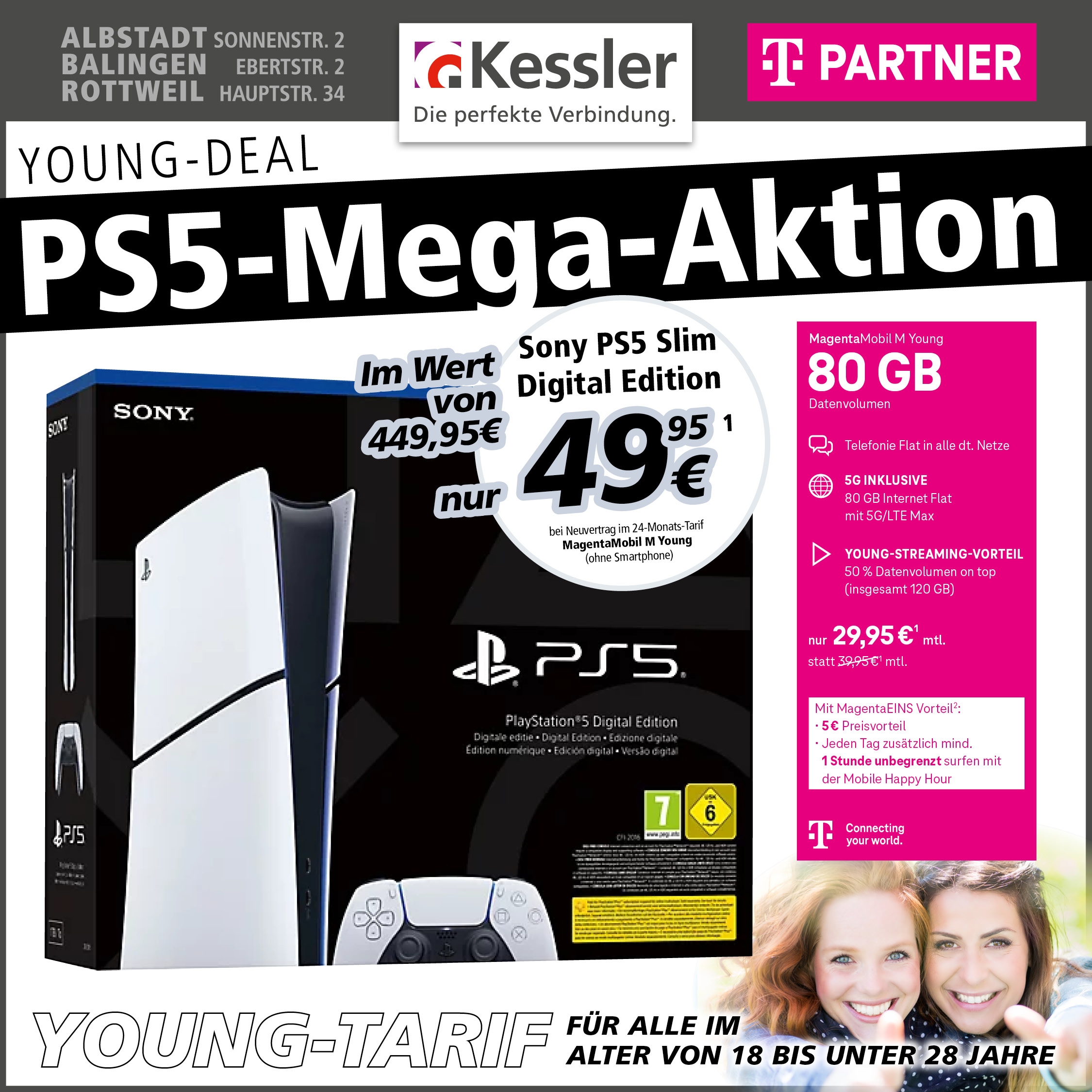 Telekom Young PS5 Mega Aktion