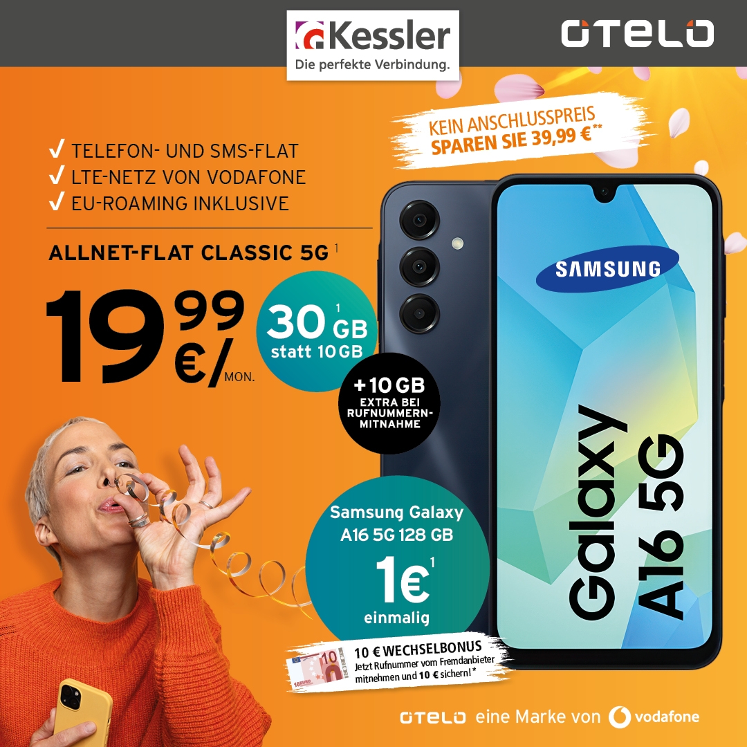 OTELO Allnet Classic mit Galaxy A16 5G 128GB