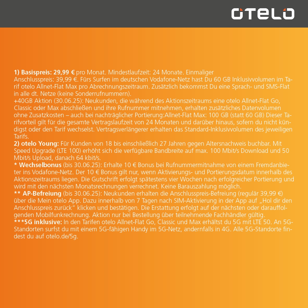 OTELO Allnet-Flat Max mit Google Pixel 9a