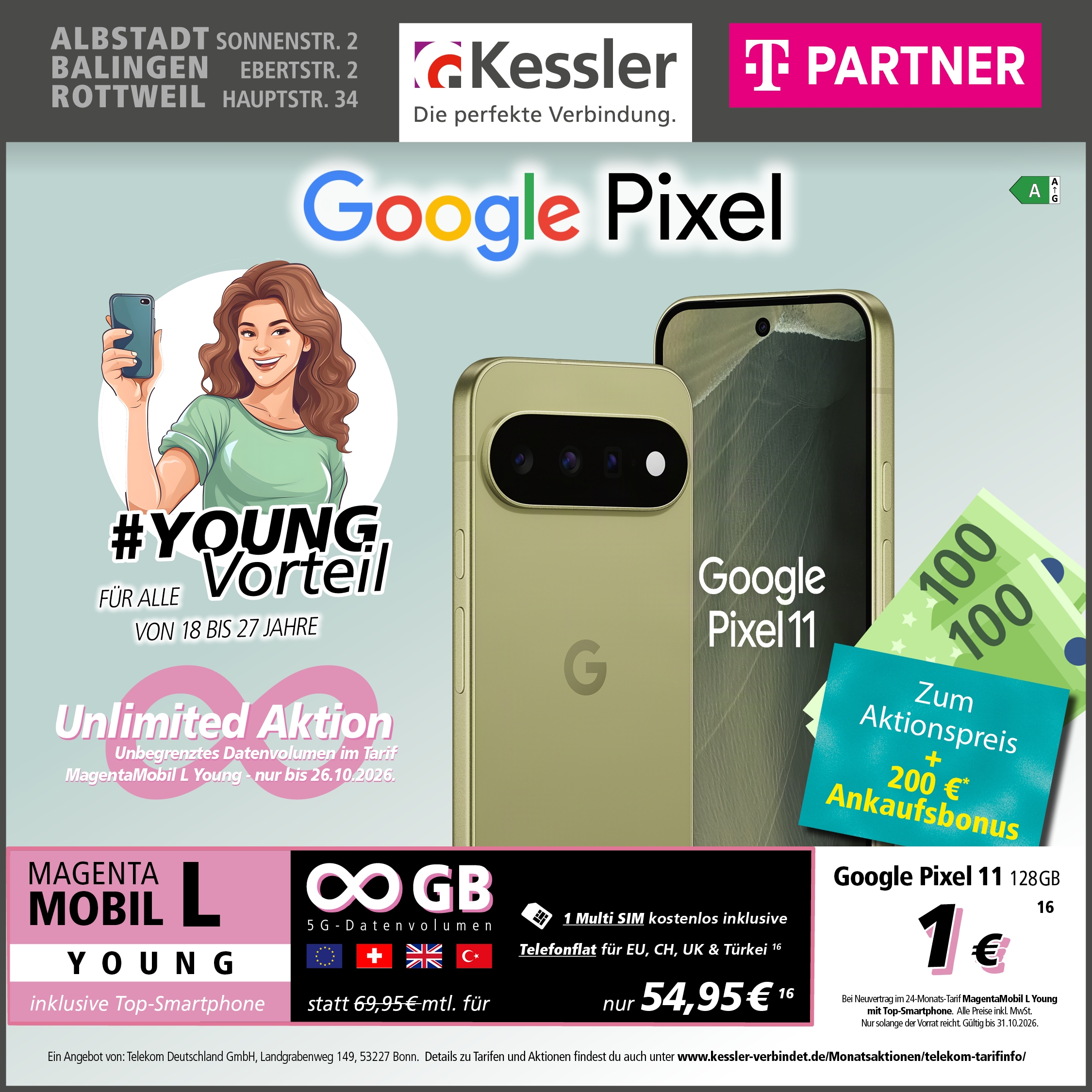 MagentaMobil L Young mit Google Pixel 11
