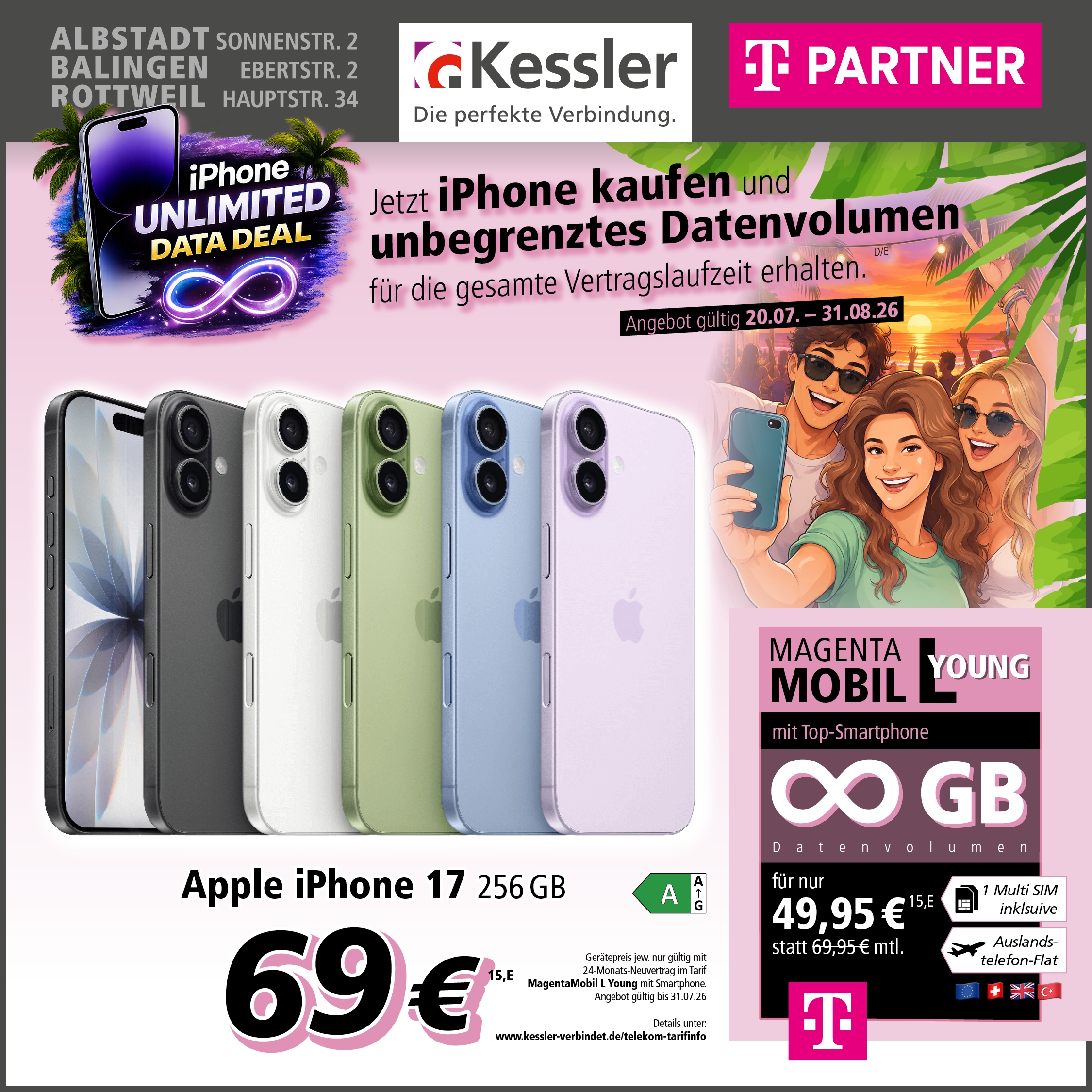MagentaMobil L Young mit iPhone 17
