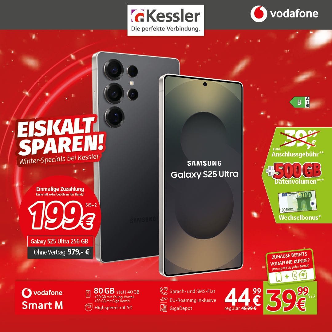 Vodafone Smart M mit Galaxy S25 Ultra