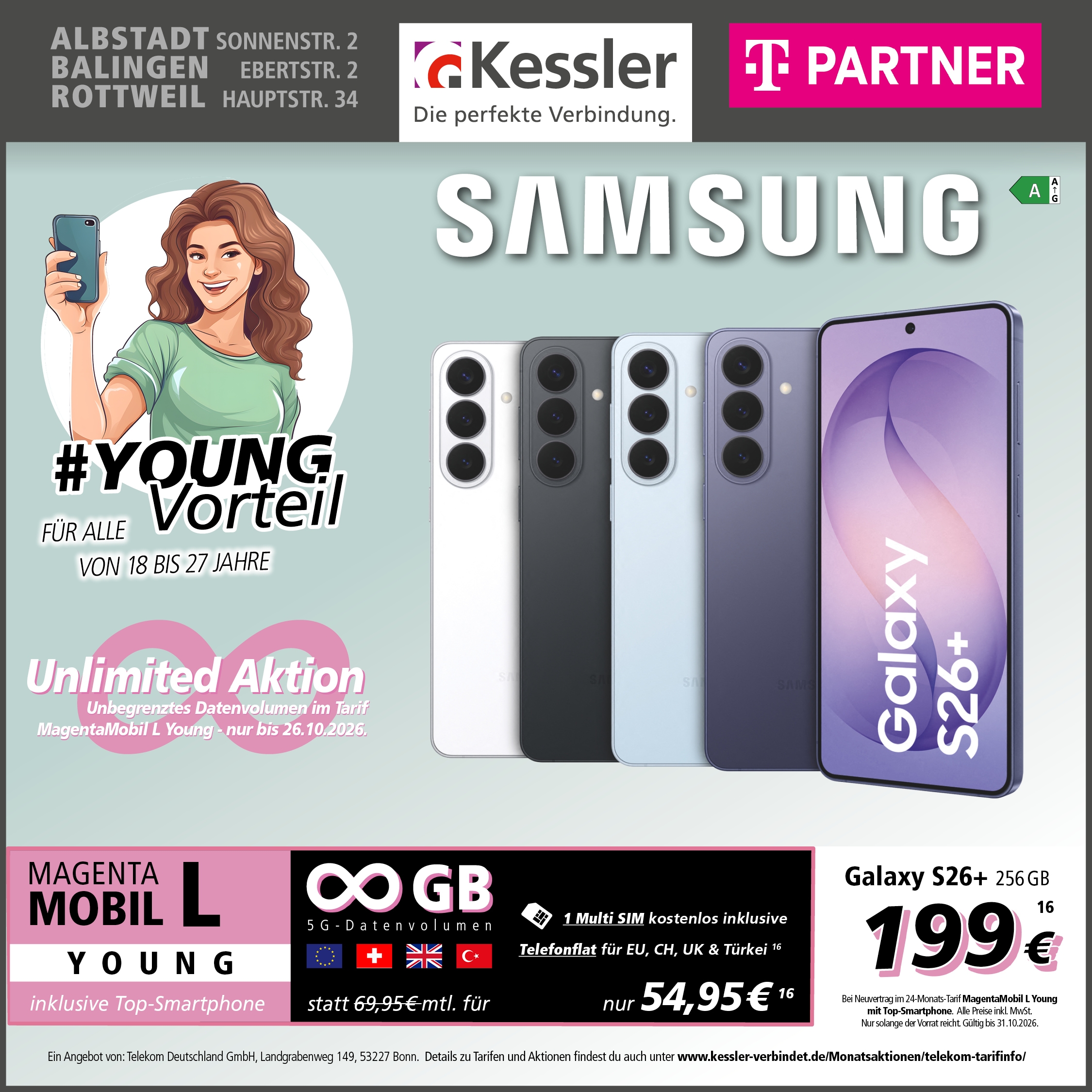 MagentaMobil L Young mit Galaxy S26+
