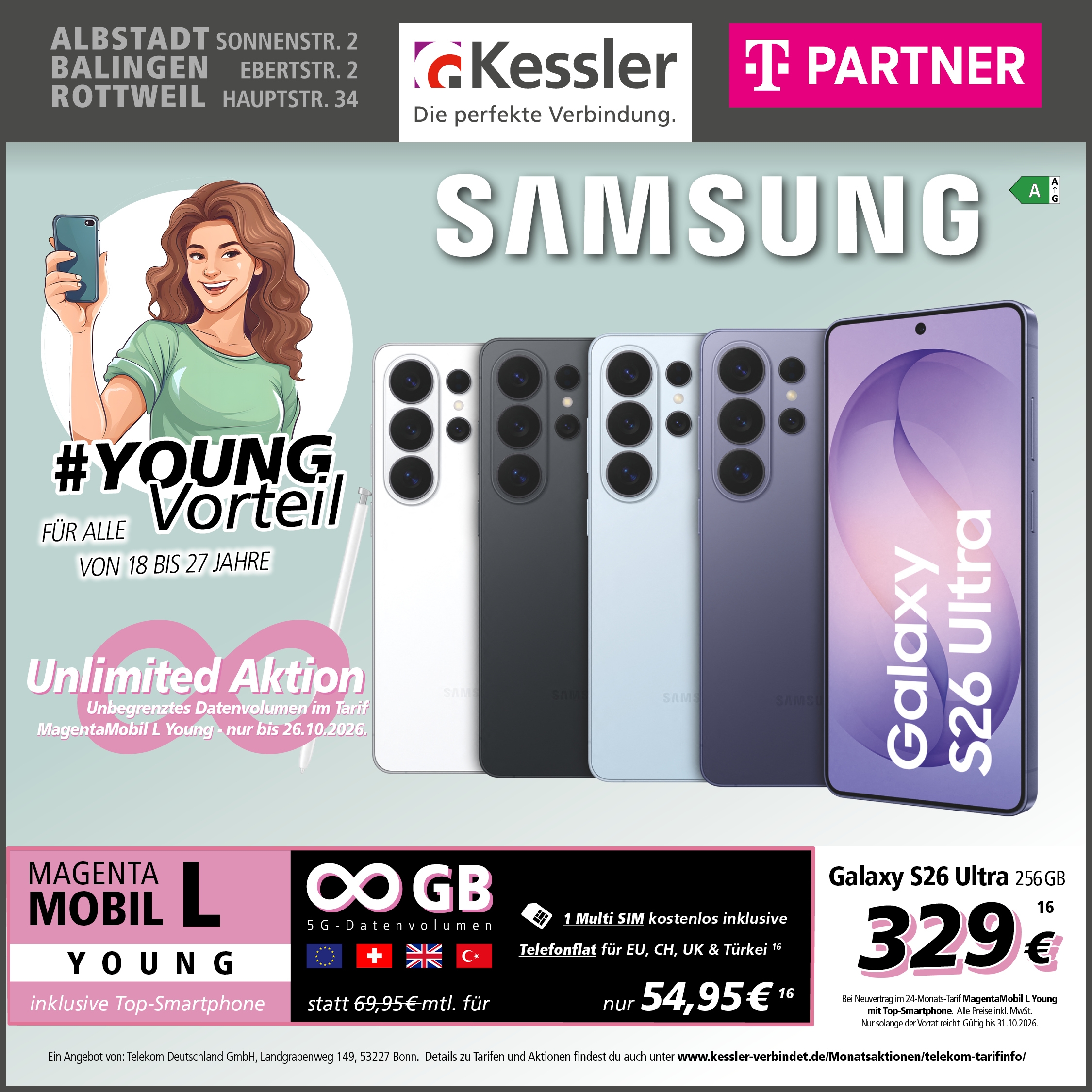 MagentaMobil L Young mit Galaxy S26 Ultra