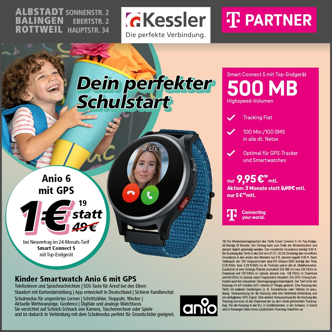 Anio 6 SmartWatch für Kinder
