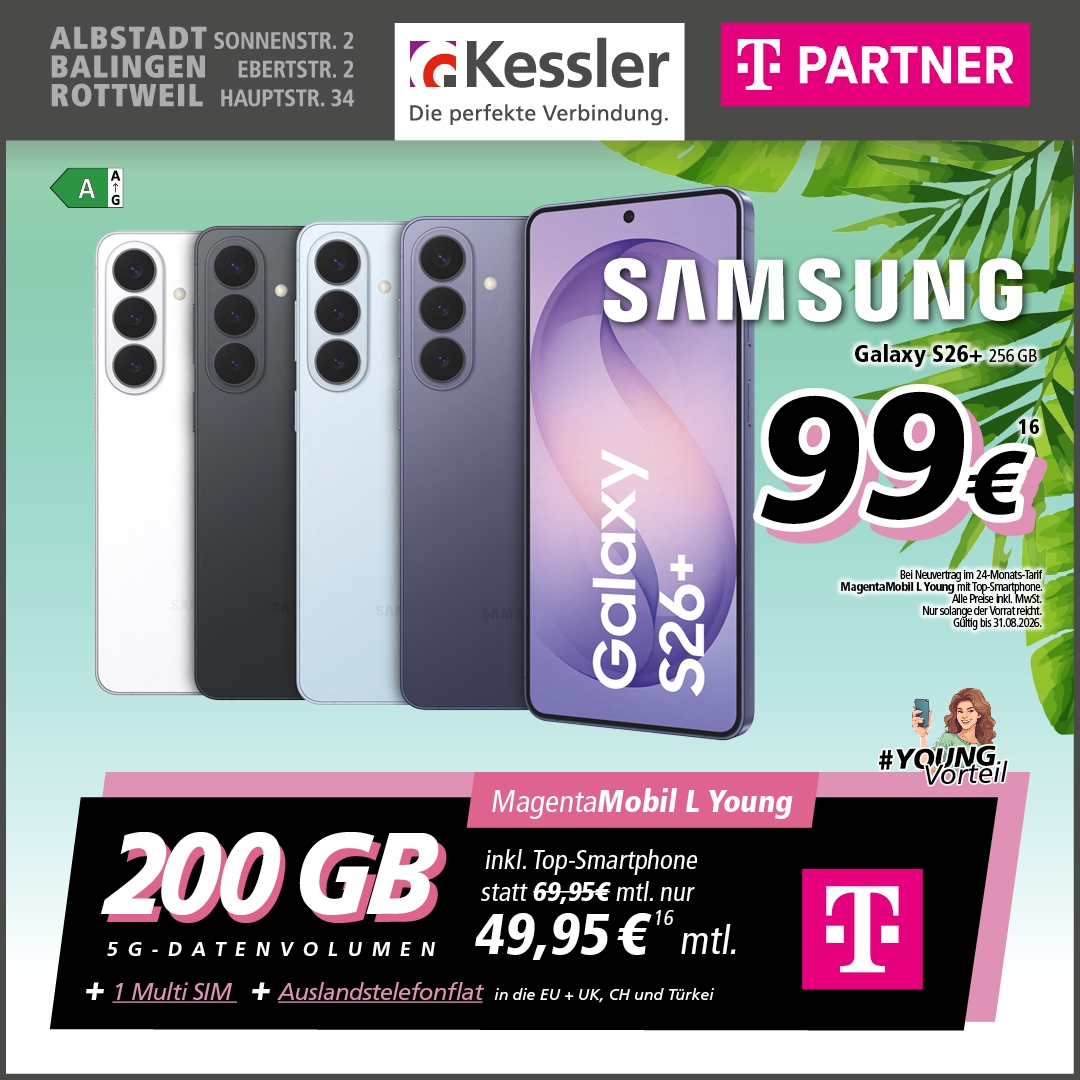 MagentaMobil L Young mit Galaxy S26+
