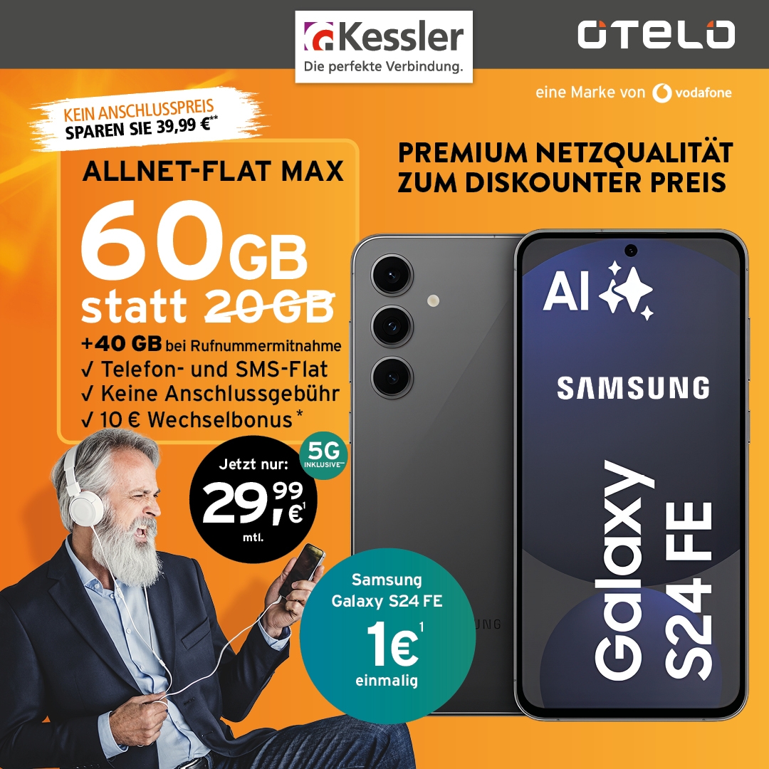 OTELO Allnet-Flat Max mit Galaxy S24 FE