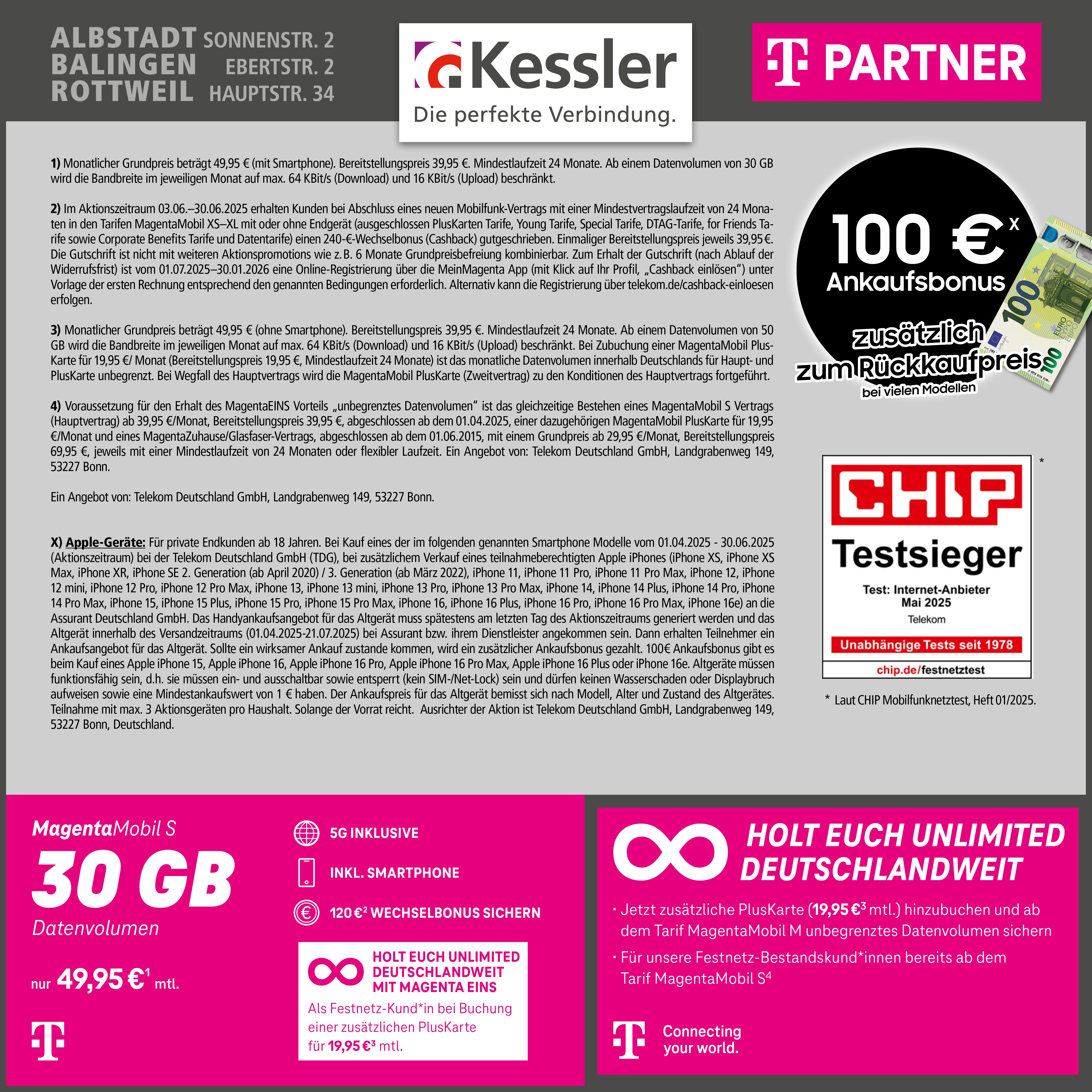 MagentaMobil S mit iPhone 16