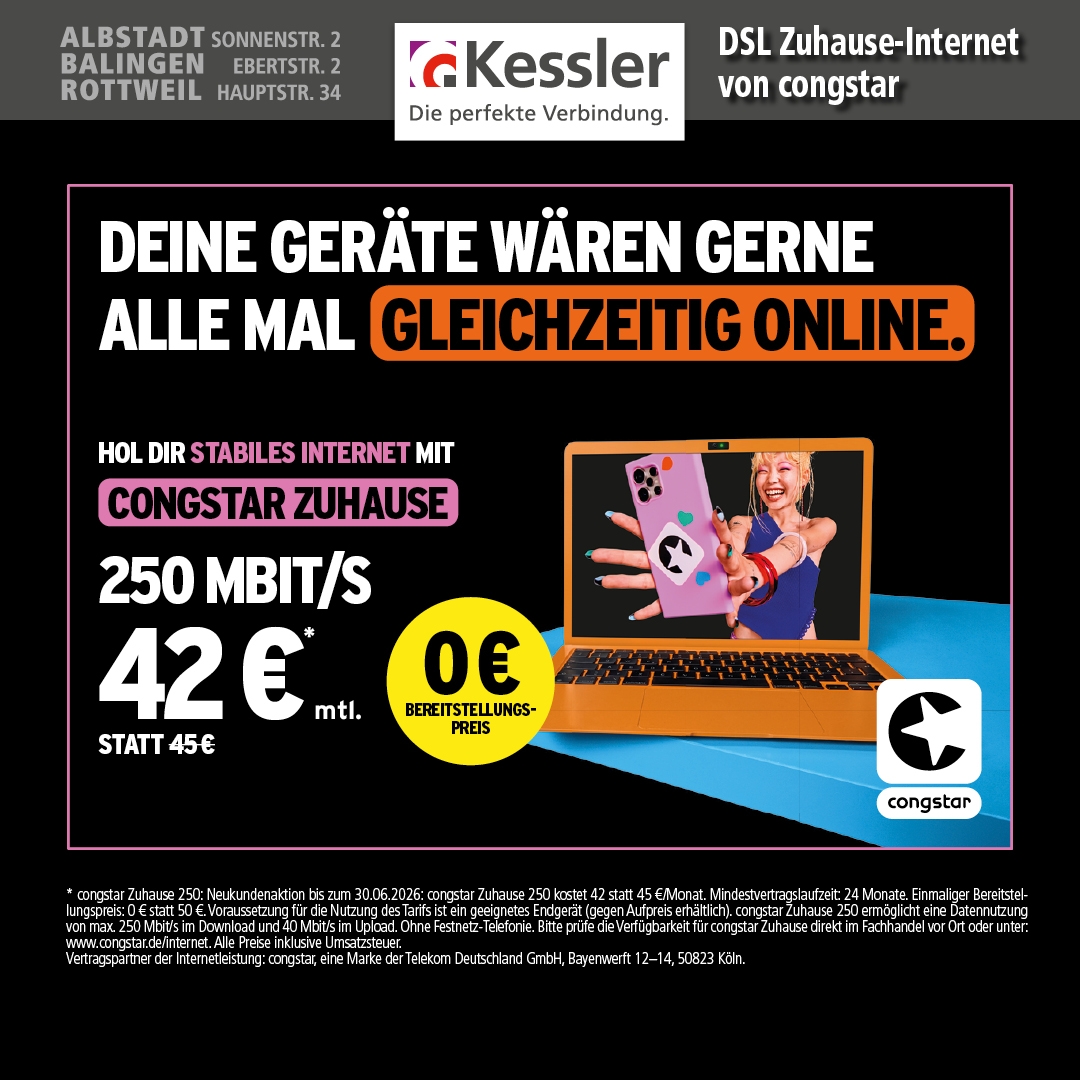Congstar Zuhause 250 DSL