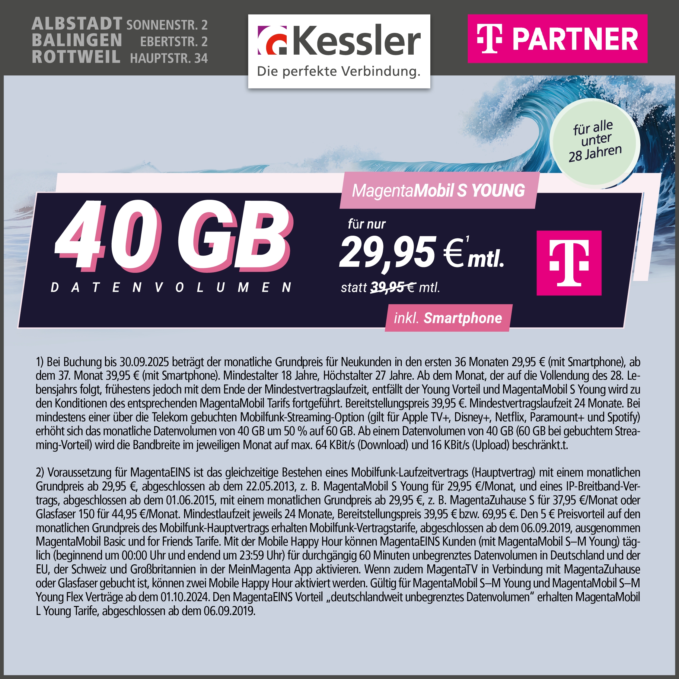 Magenta Mobil S Young mit Apple iPhone 15