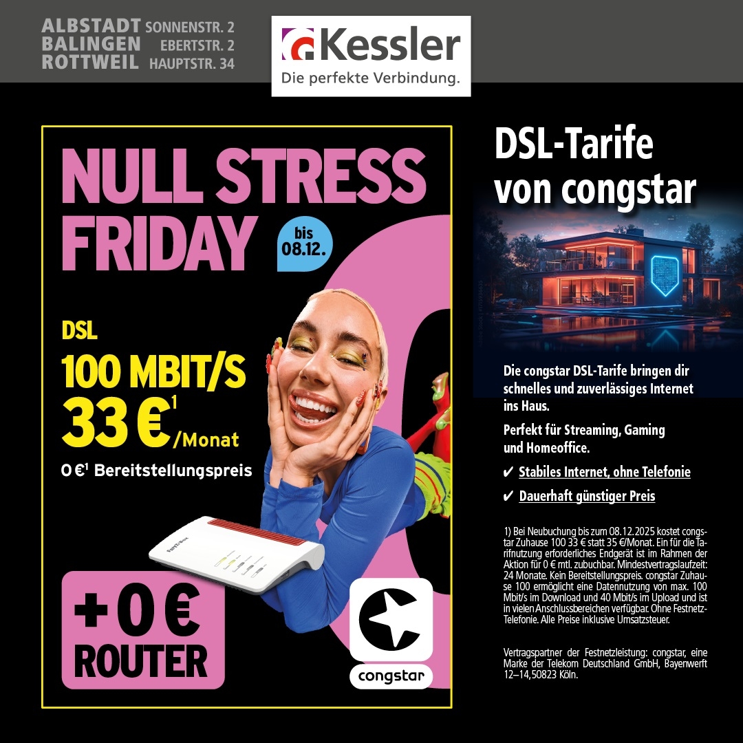 Congstar Zuhause 100 DSL