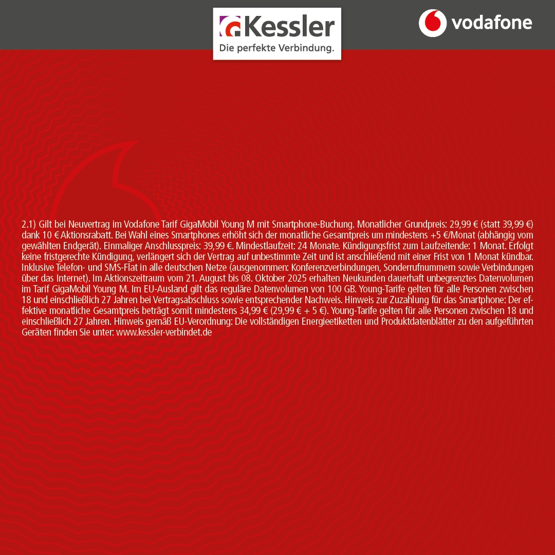 Vodafone GigaMobil Young M mit Xiaomi 14T 256GB
