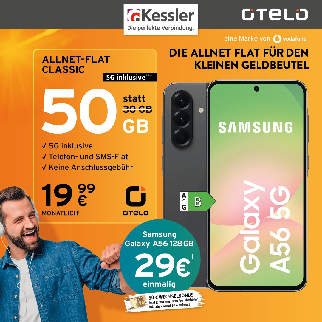 OTELO Classic mit Samsung A56 128GB
