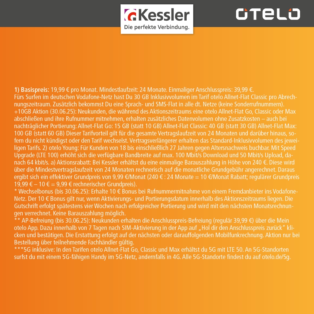OTELO Classic 9,99 EUR statt 19,99 EUR