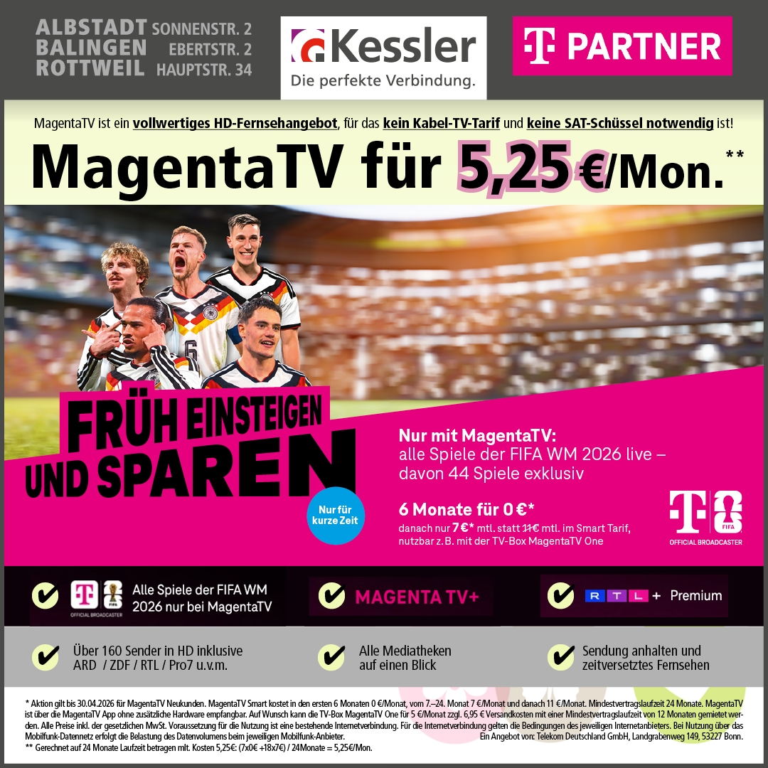 Magenta TV zum Aktionspreis!